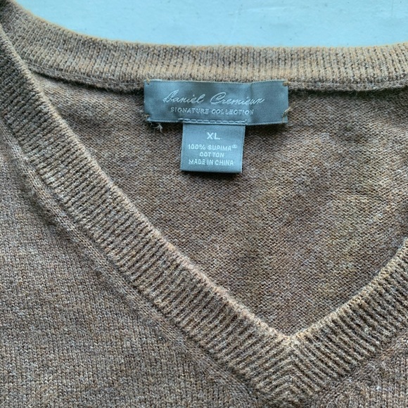 Daniel Cremieux supima cotton sweater vest - Picture 3 of 4